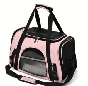 Cat Dog Pet Carrier– Airline-Approved Soft-Sided Bag Folds When Not in Use New